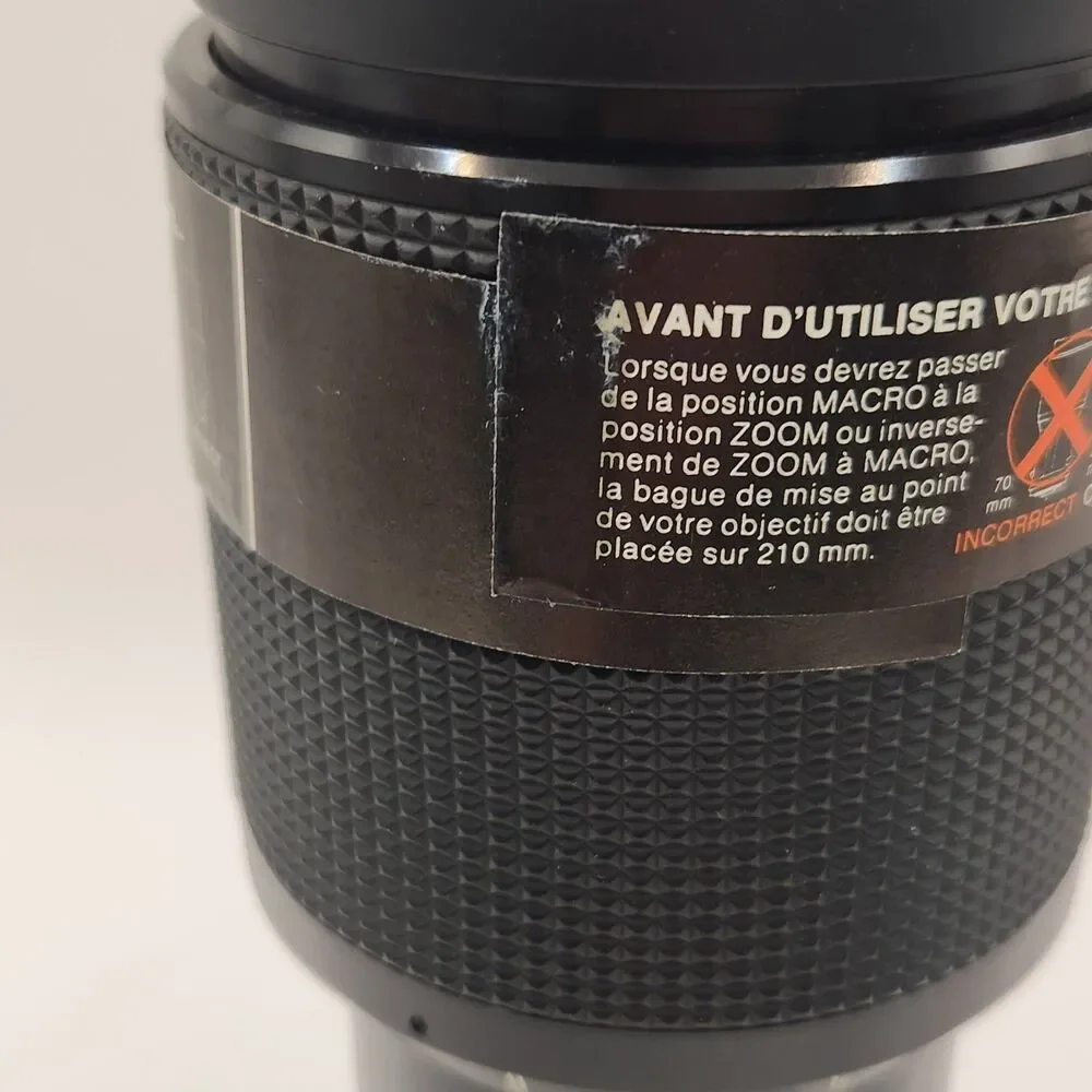 Vivitar Series 1 70-210mm f3.5 Lens for Nikon N/F w/ Box, Caps & Case 67mm